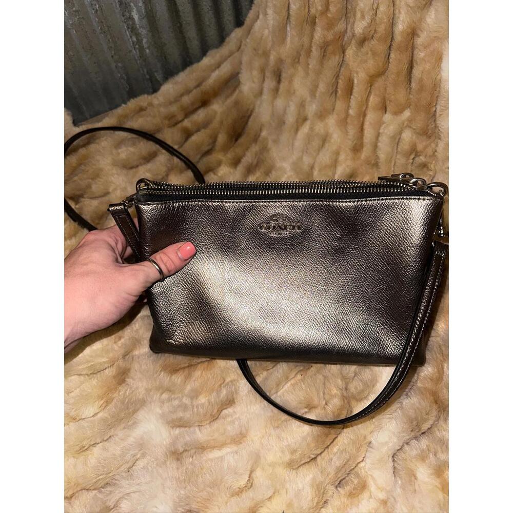 Coach Silver Crossbody Purse